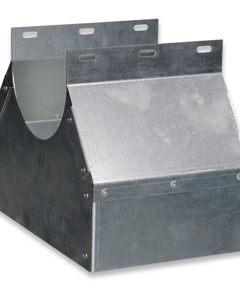 Connection for auger K150 onto feed column CAS-S sideways